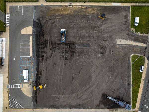 Parking Lot Excavation in State College